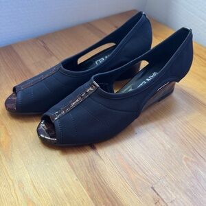 Vaneli open toe heels size 6.5